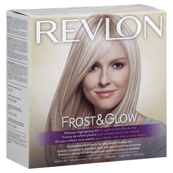 Revlon Frost Glow Platinum Highlighting Kit For Light to Dark Blonde Hair