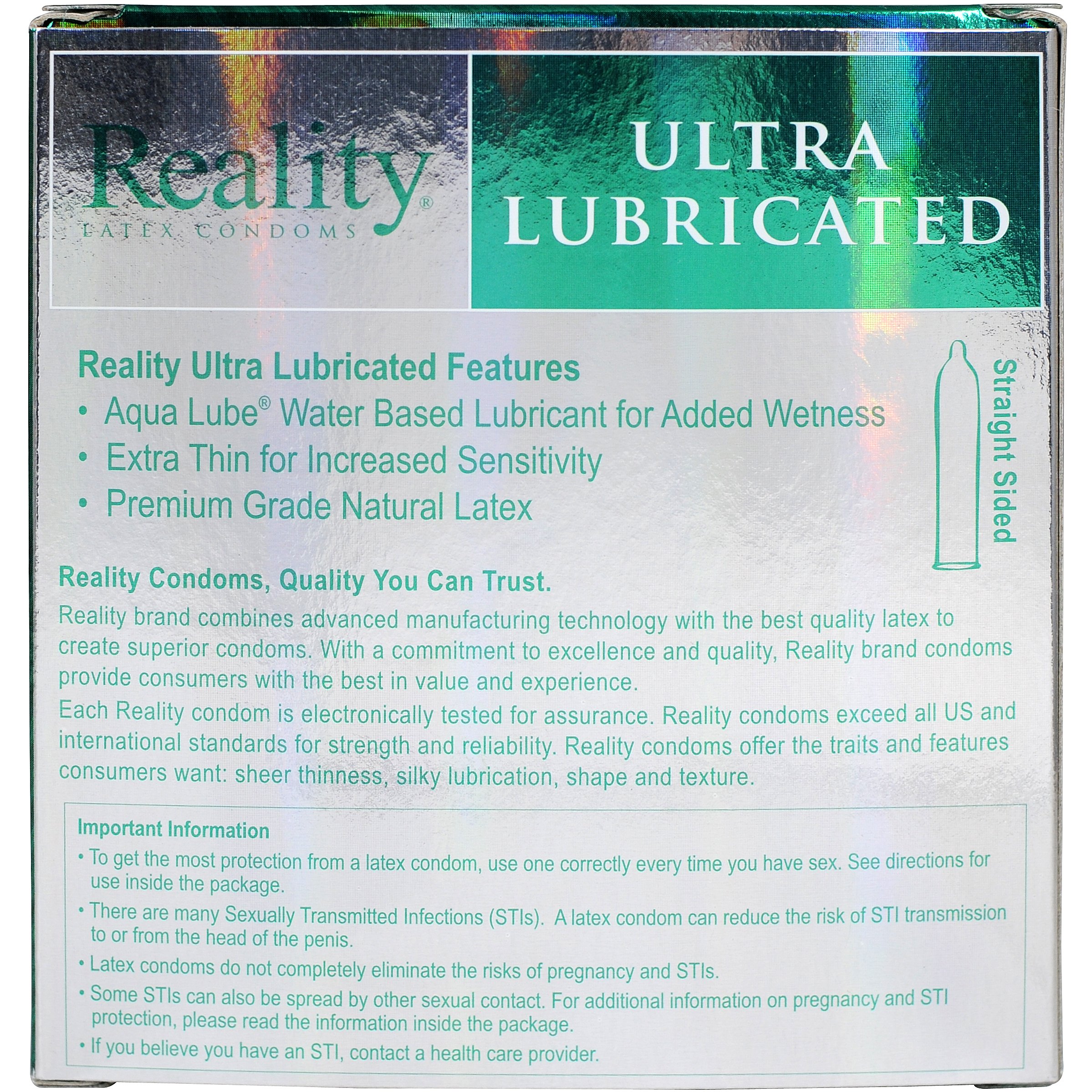 Reality Ultra Lubricated Condoms - Shop Condoms & contraception at H-E-B