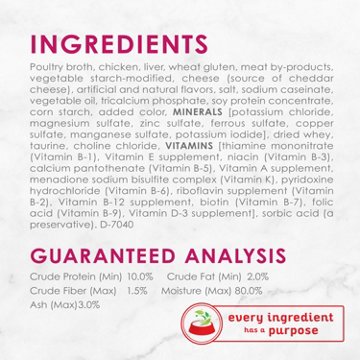 Fancy Feast Purina Delights Wet Cat Food - Cheddar Grilled Chicken and Cheddar Cheese Feast in Gravy, 3 oz