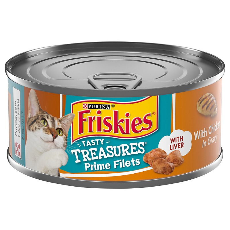 Purina Friskies Tasty Treasures with Chicken & Cheese in Gravy Cat Food