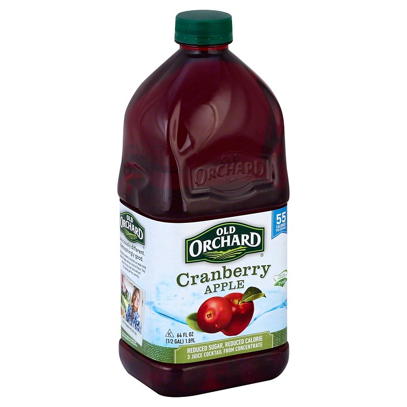 Old Orchard Cranberry Naturals Cranberry Apple Juice Cocktail - Shop ...