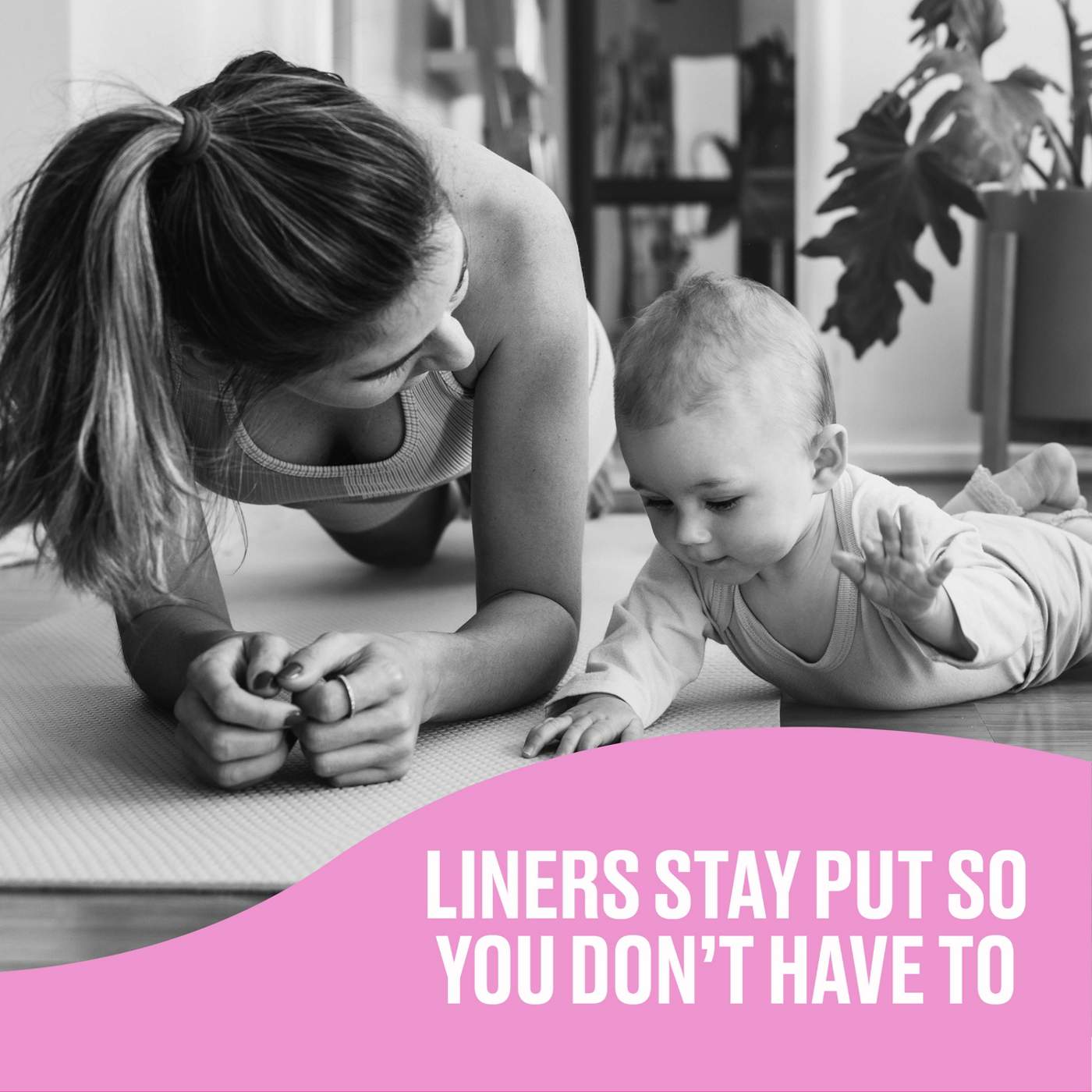 Carefree Panty Liners - Thin Liners, Wrapped, Unscented; image 5 of 10