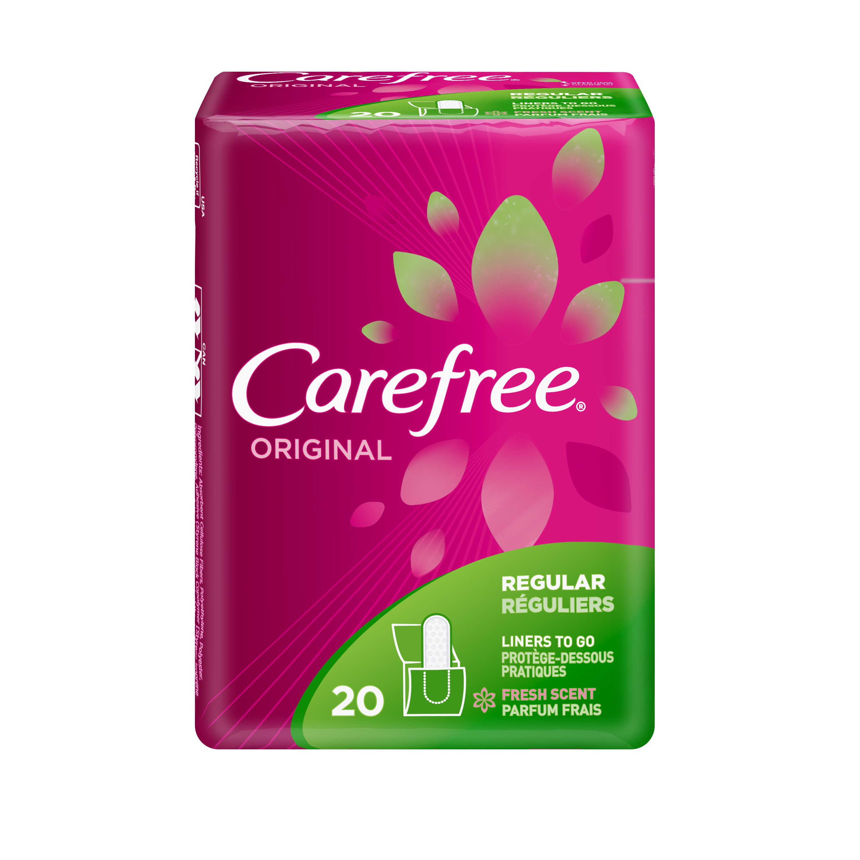 Carefree Carefree Original Regular Scented Pantiliners Shop Pads