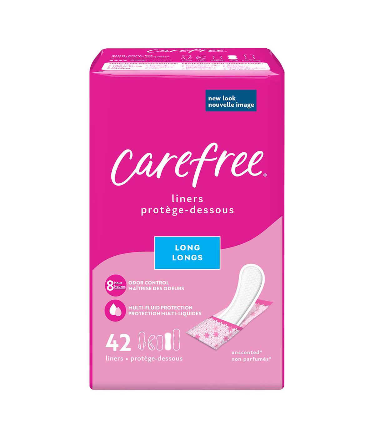 Carefree Panty Liners - Long; image 1 of 8