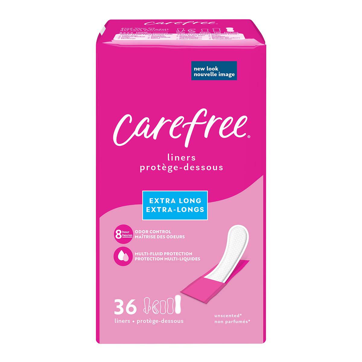 Carefree Panty Liners - Extra Long; image 1 of 8