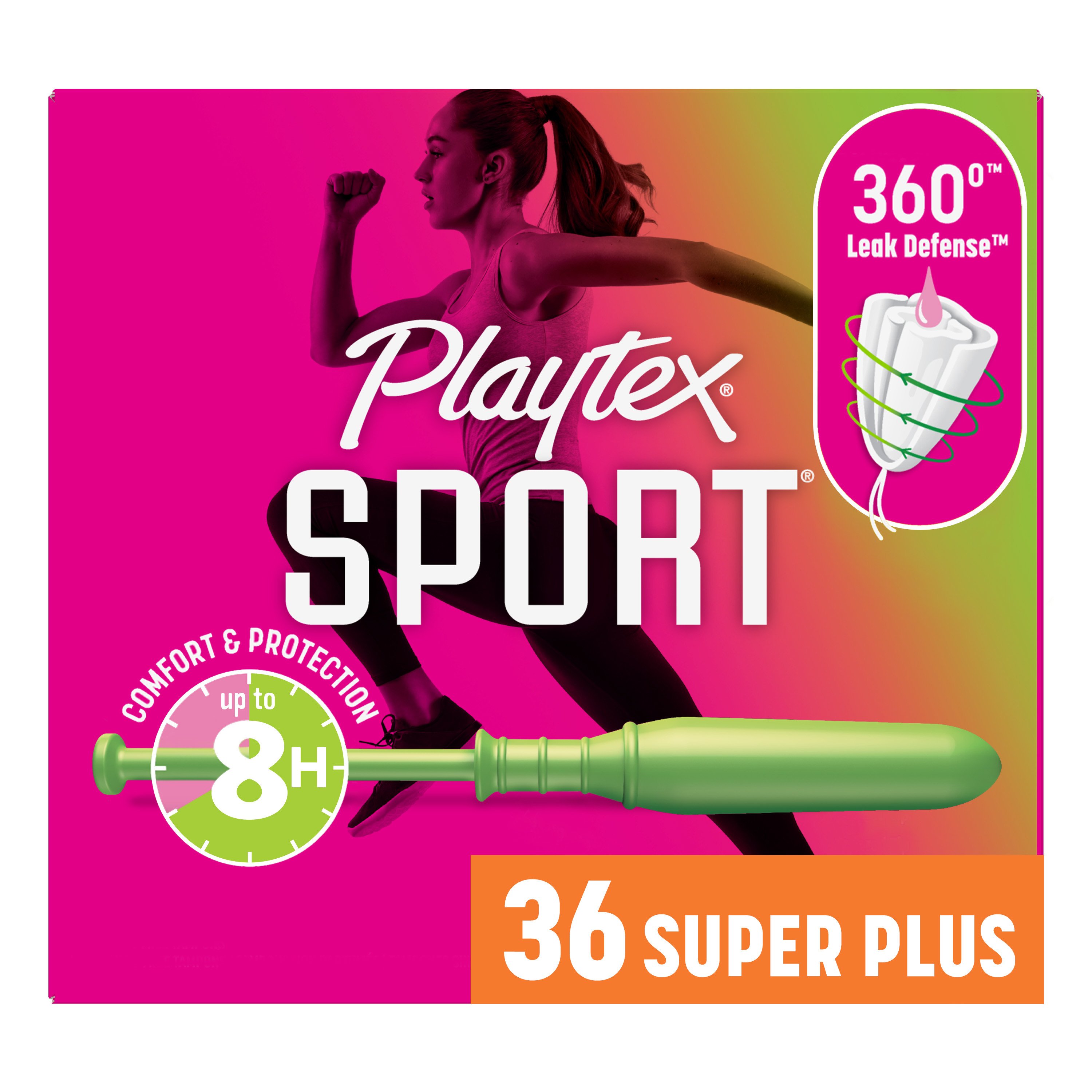 Playtex Sport Plastic Tampons Super Plus Absorbency Shop Tampons at