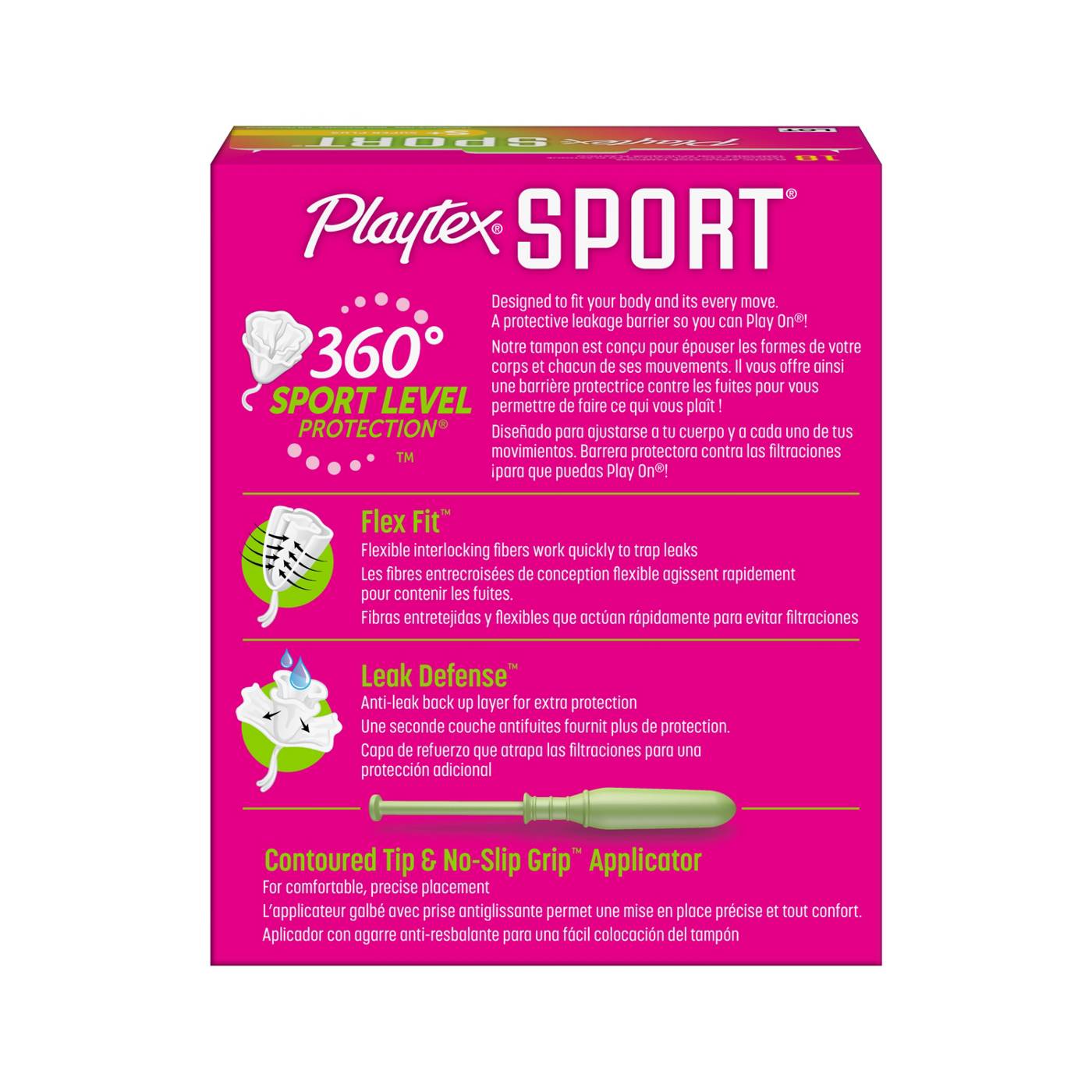 Playtex Sport Plastic Tampons - Super Plus Absorbency; image 7 of 9