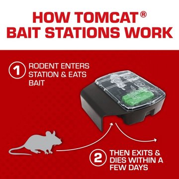 Tomcat Mouse Killer Refillable Station, 8 oz