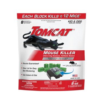 Tomcat Mouse Killer Refillable Station, 8 oz