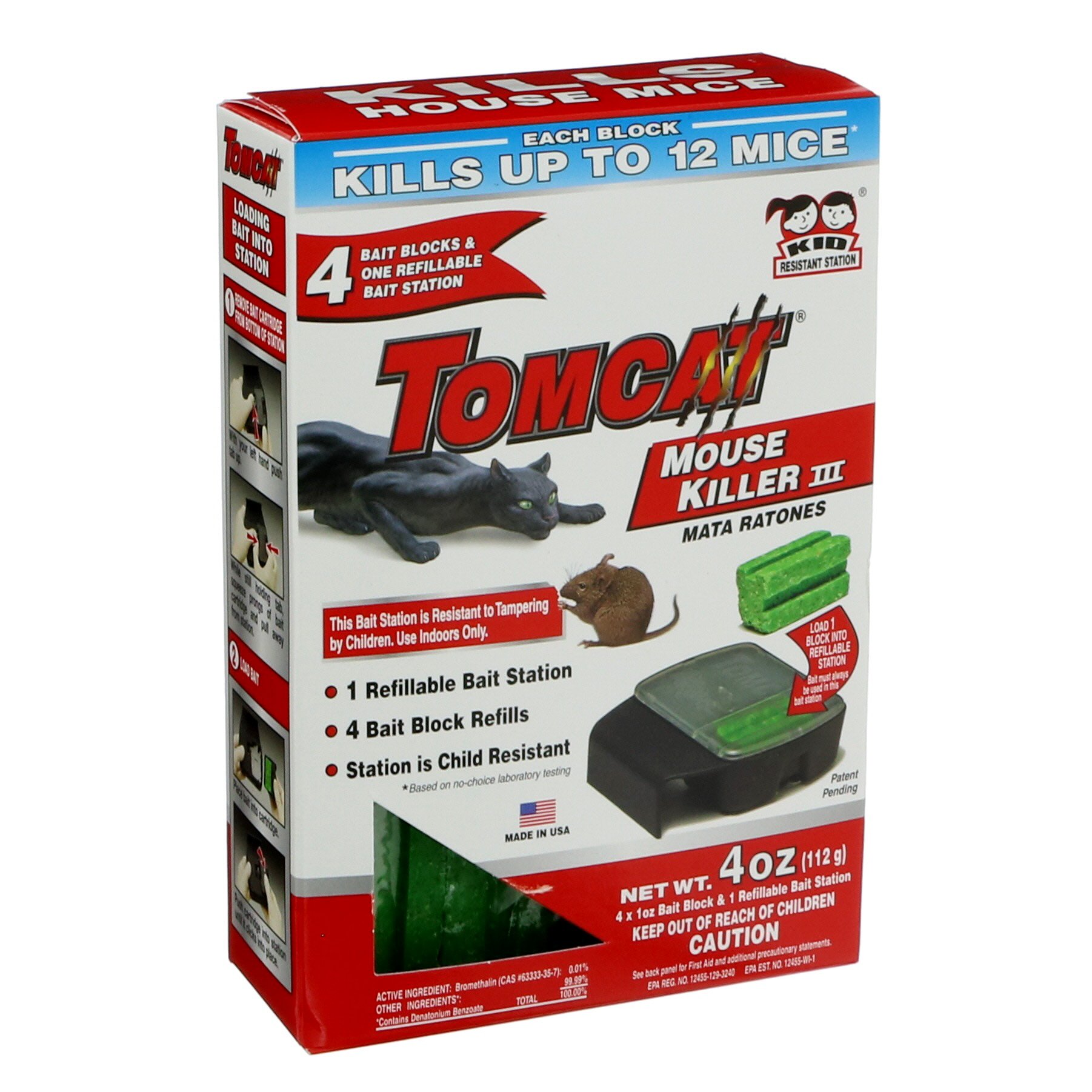 Tomcat Mouse Killer Refillable Station