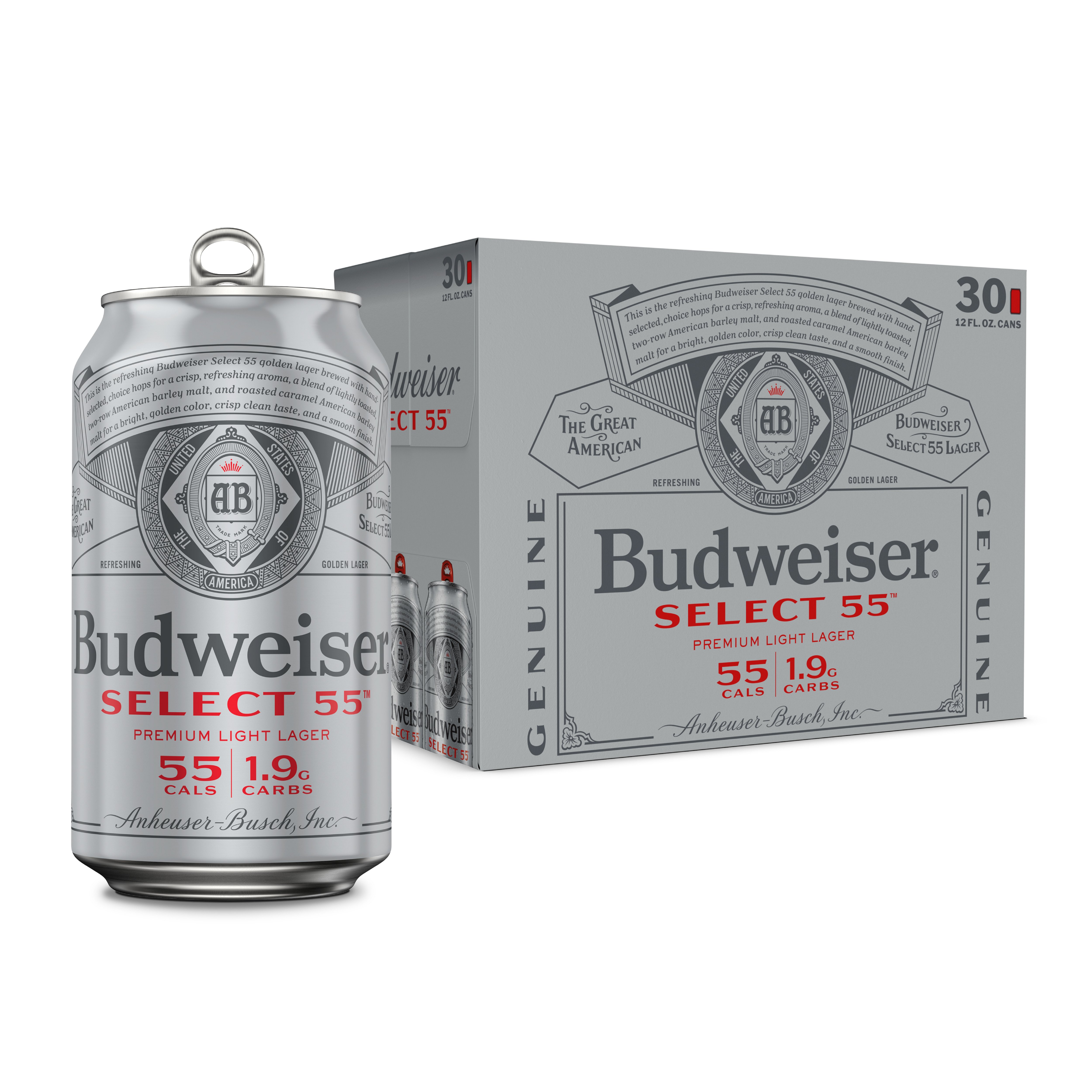 Budweiser Bud Select 55 Beer 12 oz Cans Shop Beer at HEB