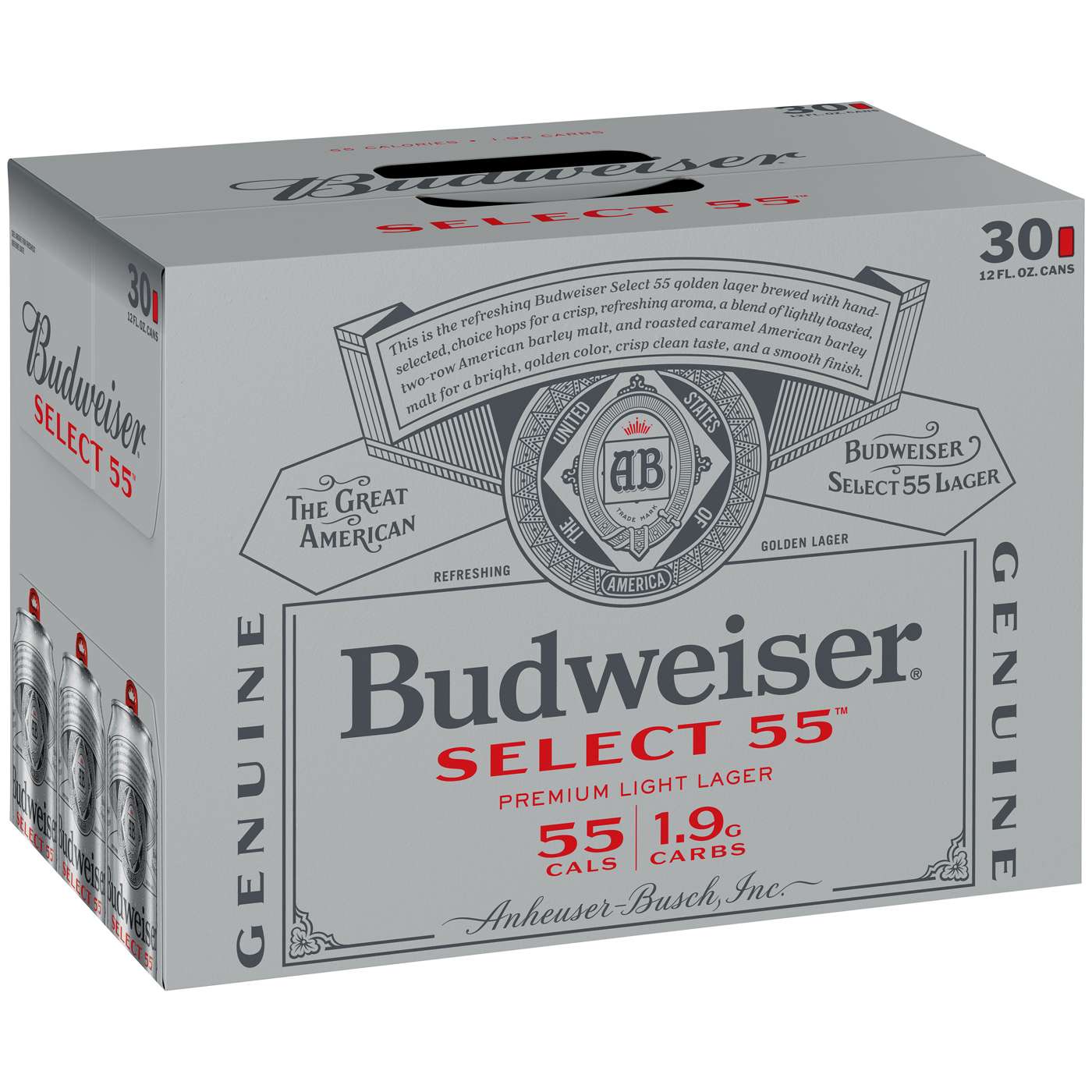 Budweiser Bud Select 55 Beer 12 oz Cans; image 1 of 2