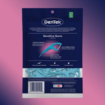 DenTek Comfort Clean Sensitive Gums Floss Picks, 150 ct