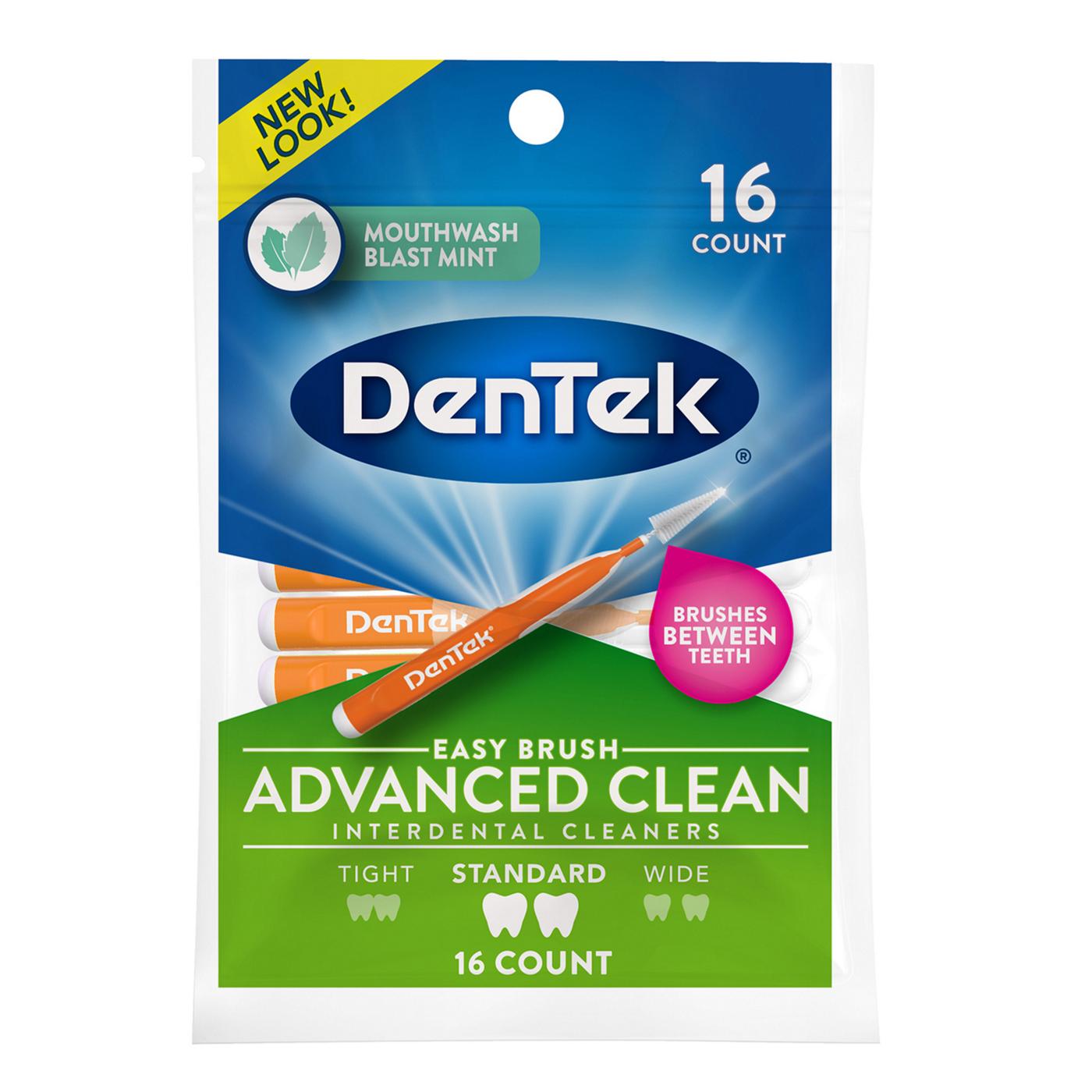 DenTek Easy Brush Advanced Clean Interdental Cleaners; image 1 of 4