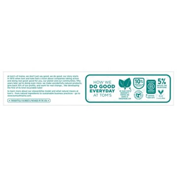 Tom's of Maine Fluoride-Free Antiplaque & Whitening Toothpaste - Peppermint