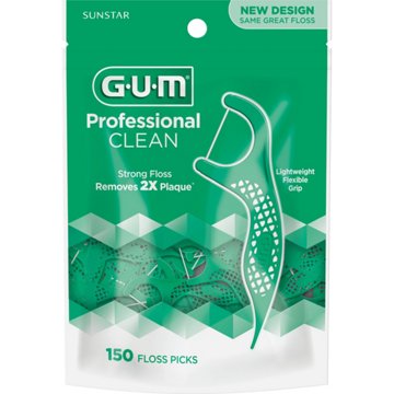 GUM Eez-Thru Extra Strong Mint Flossers