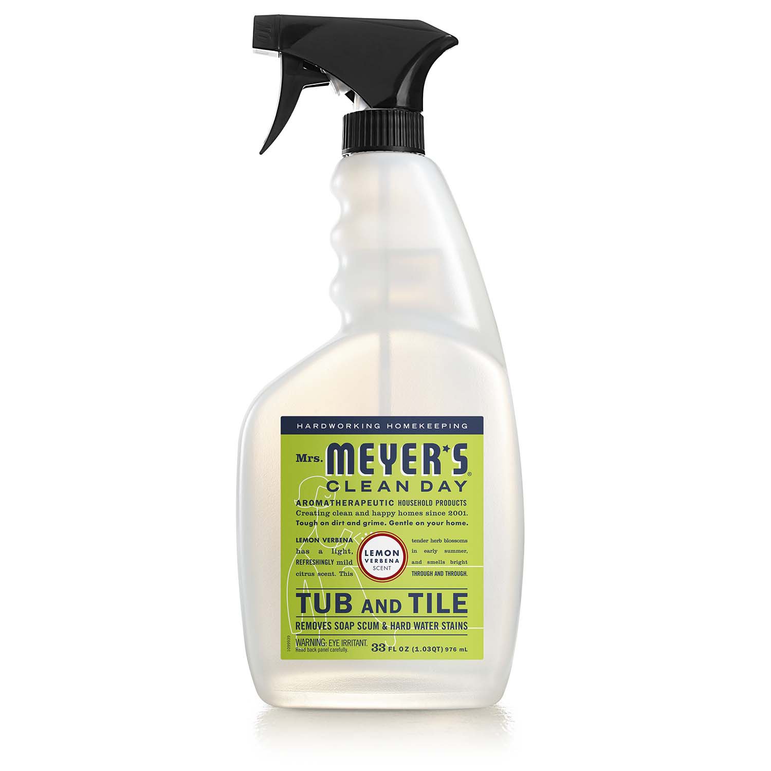 Mrs. Meyer's Clean Day Lemon Verbena Tub & Tile Cleaner Spray, 33 oz