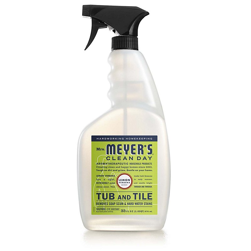 Mrs. Meyer's Clean Day Lemon Verbena Tub & Tile Cleaner Spray Shop All Purpose Cleaners at HEB