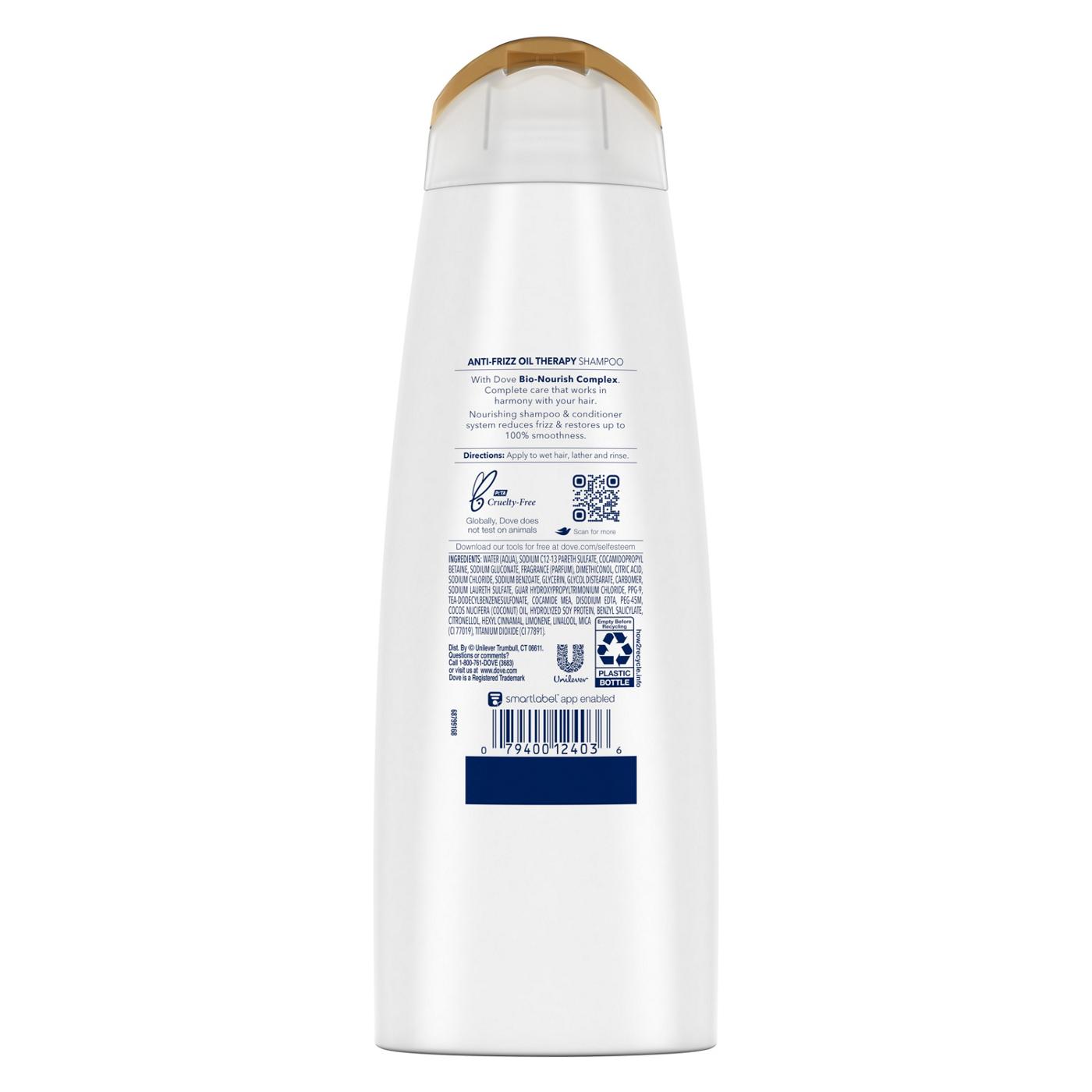 Dove Ultra Care Shampoo - Anti-Frizz Oil Therapy; image 7 of 8