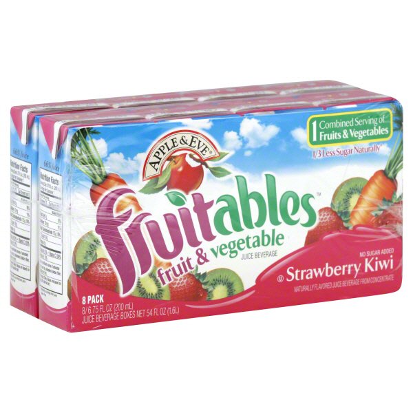 Apple & Eve Fruitables Fruit and Vegetable Strawberry Kiwi Juice