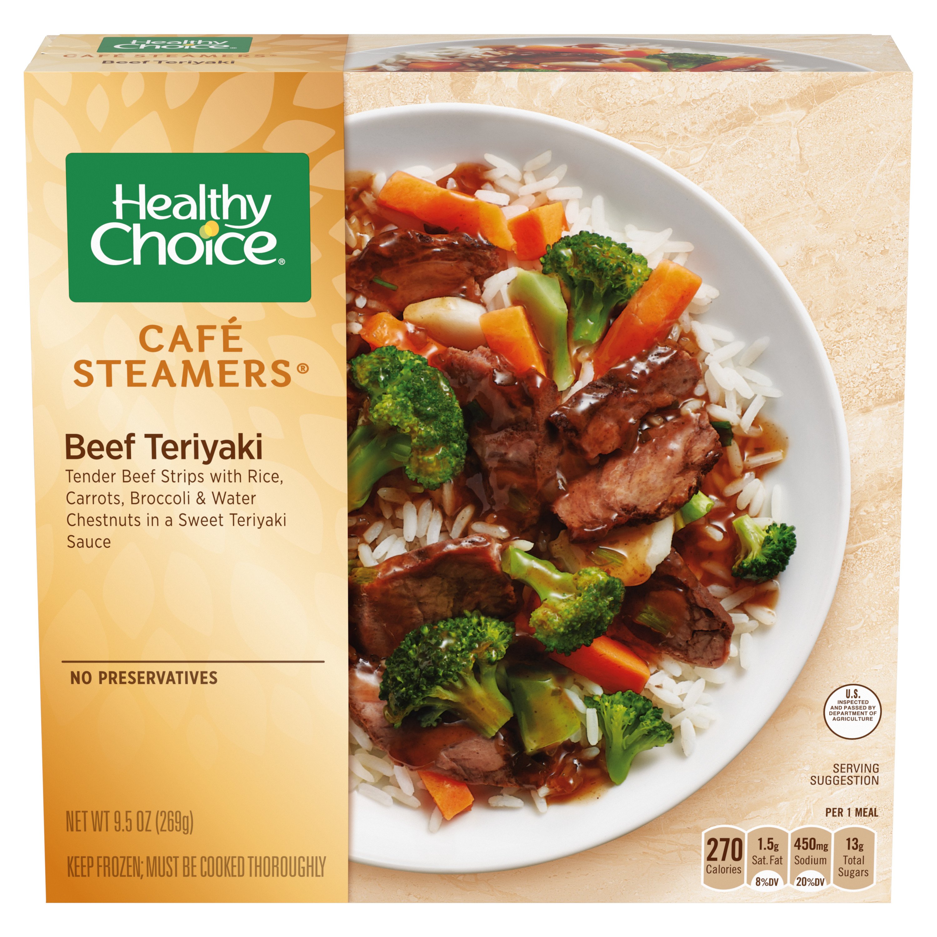 Healthy Choice Cafe Steamers Beef Teriyaki Shop Entrees & Sides at HEB