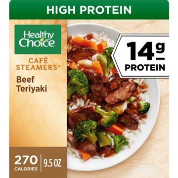 Healthy Choice Cafe Steamers Beef Teriyaki Frozen Meal
