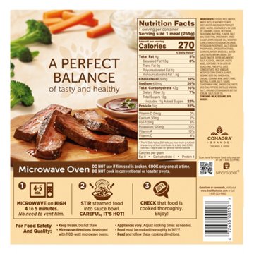 Healthy Choice Cafe Steamers Beef Teriyaki Frozen Meal