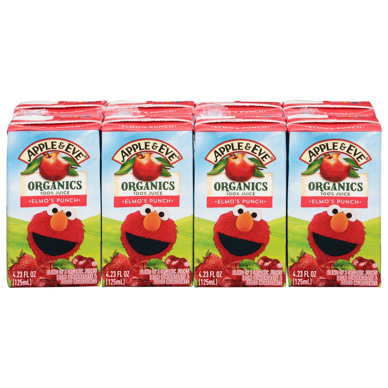 Apple & Eve Organics Elmo's Punch Juice 4.23 oz Boxes Shop Juice at HEB