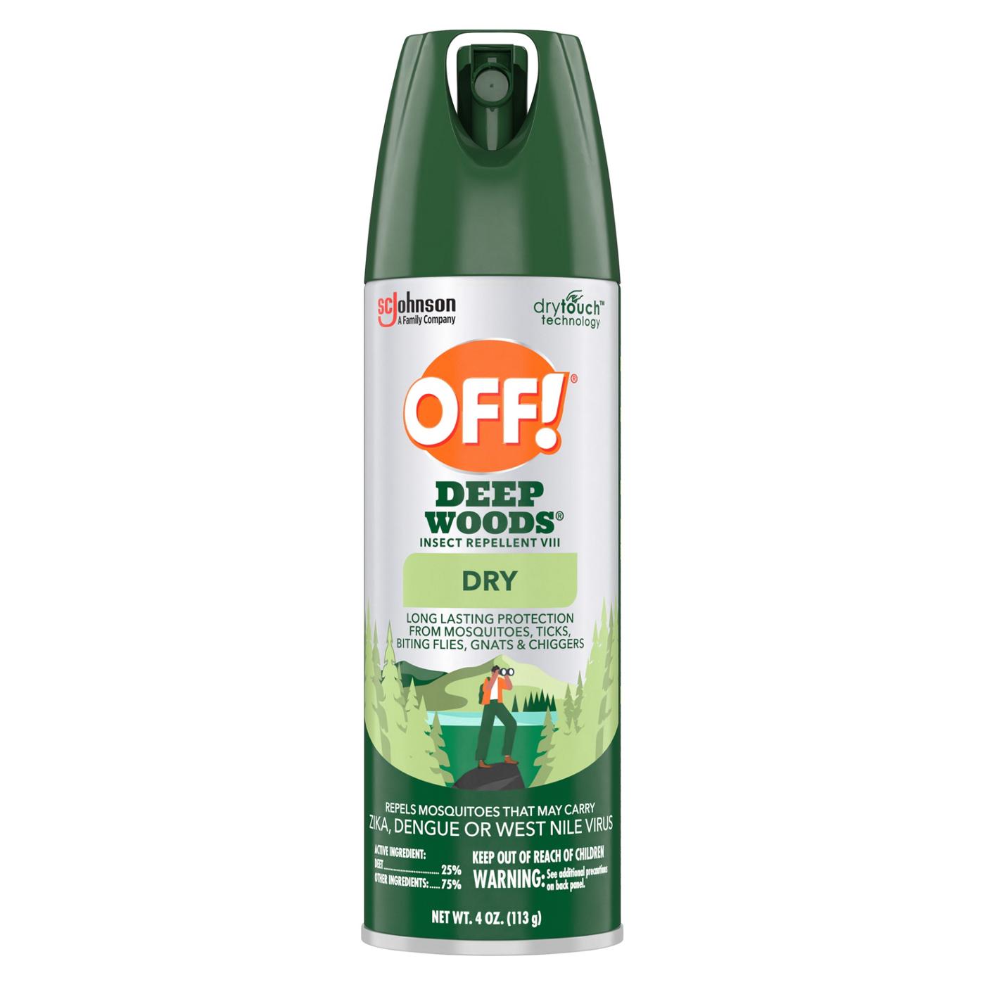 OFF! Deep Woods Insect Repellent VIII Dry; image 1 of 11