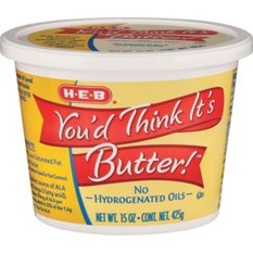 H-E-B You'd Think It's Butter! 58% Vegetable Oil Spread, 15 oz