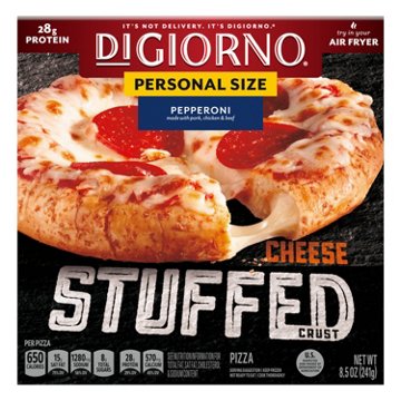 DiGiorno Personal Size Pepperoni Stuffed Crust Frozen Pizza, 8.5 oz