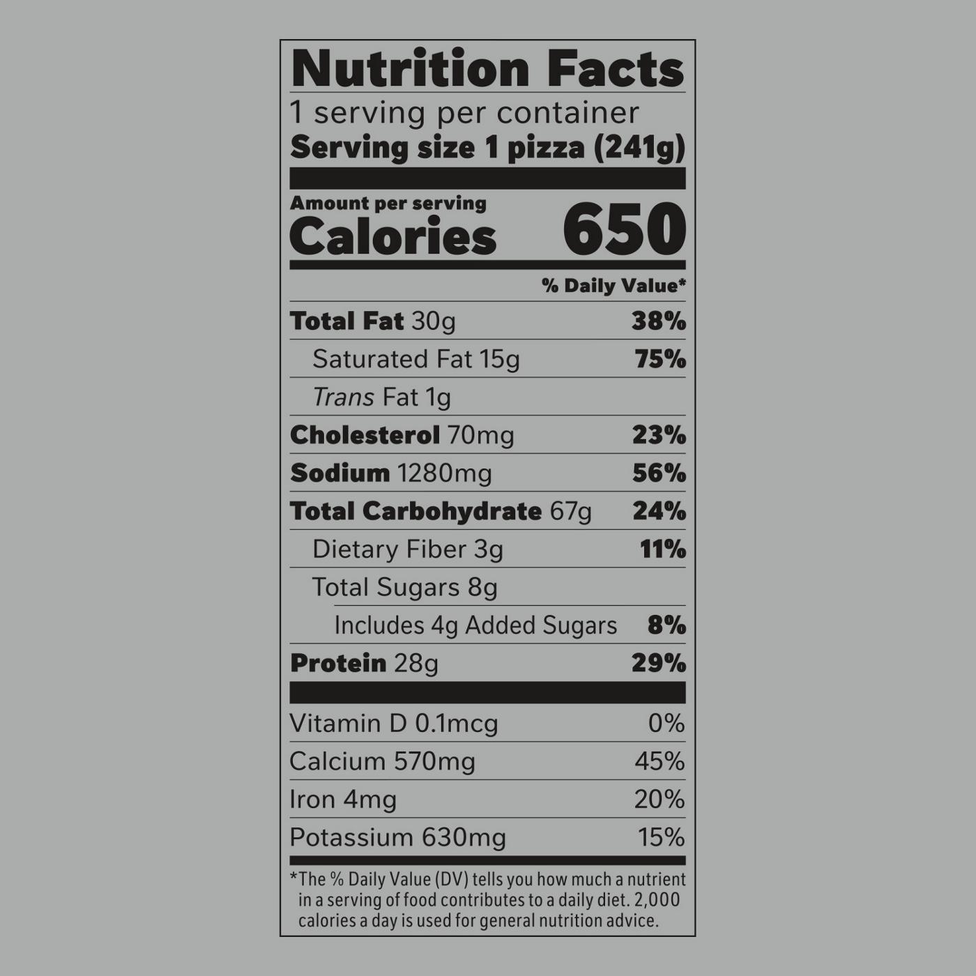 DiGiorno Personal Size Pepperoni Stuffed Crust Frozen Pizza; image 3 of 4