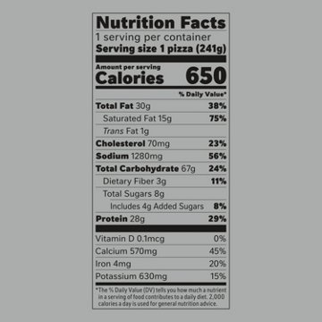 DiGiorno Personal Size Pepperoni Stuffed Crust Frozen Pizza, 8.5 oz