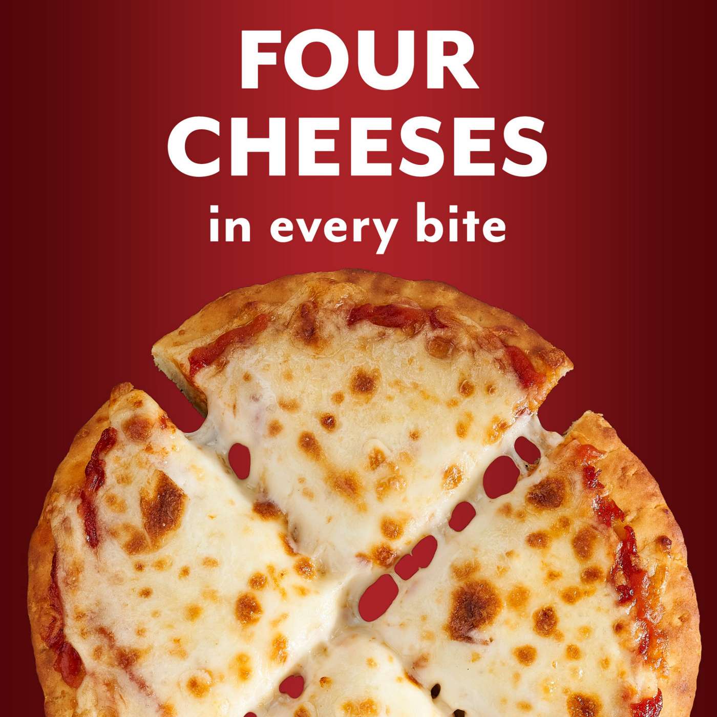 DiGiorno Cheese Stuffed Crust Personal Size Frozen Pizza - Four Cheese; image 2 of 8