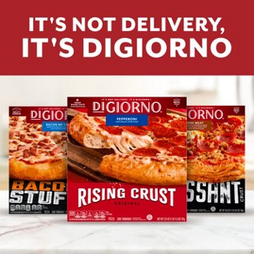 DiGiorno Personal Size Four Cheese Stuffed Crust Frozen Pizza