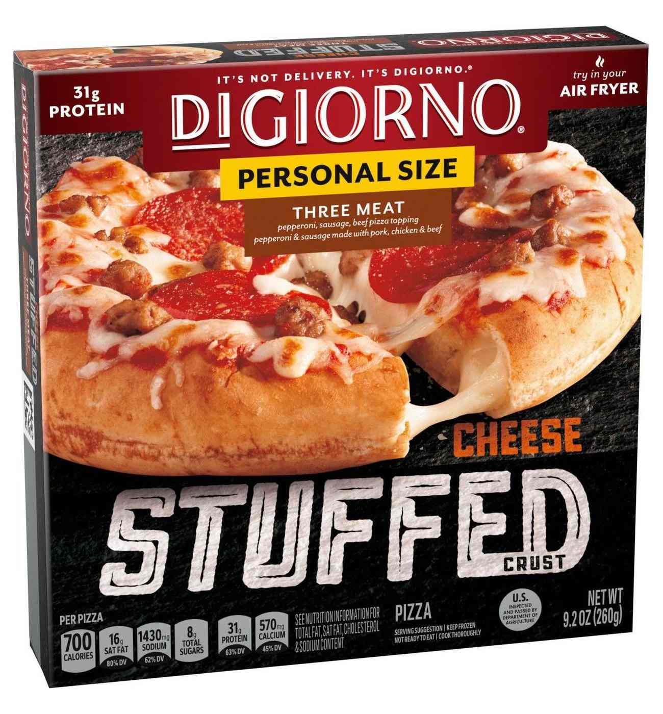 Digiorno Cheese Stuffed Crust Three Meat Frozen Pizza; image 8 of 8