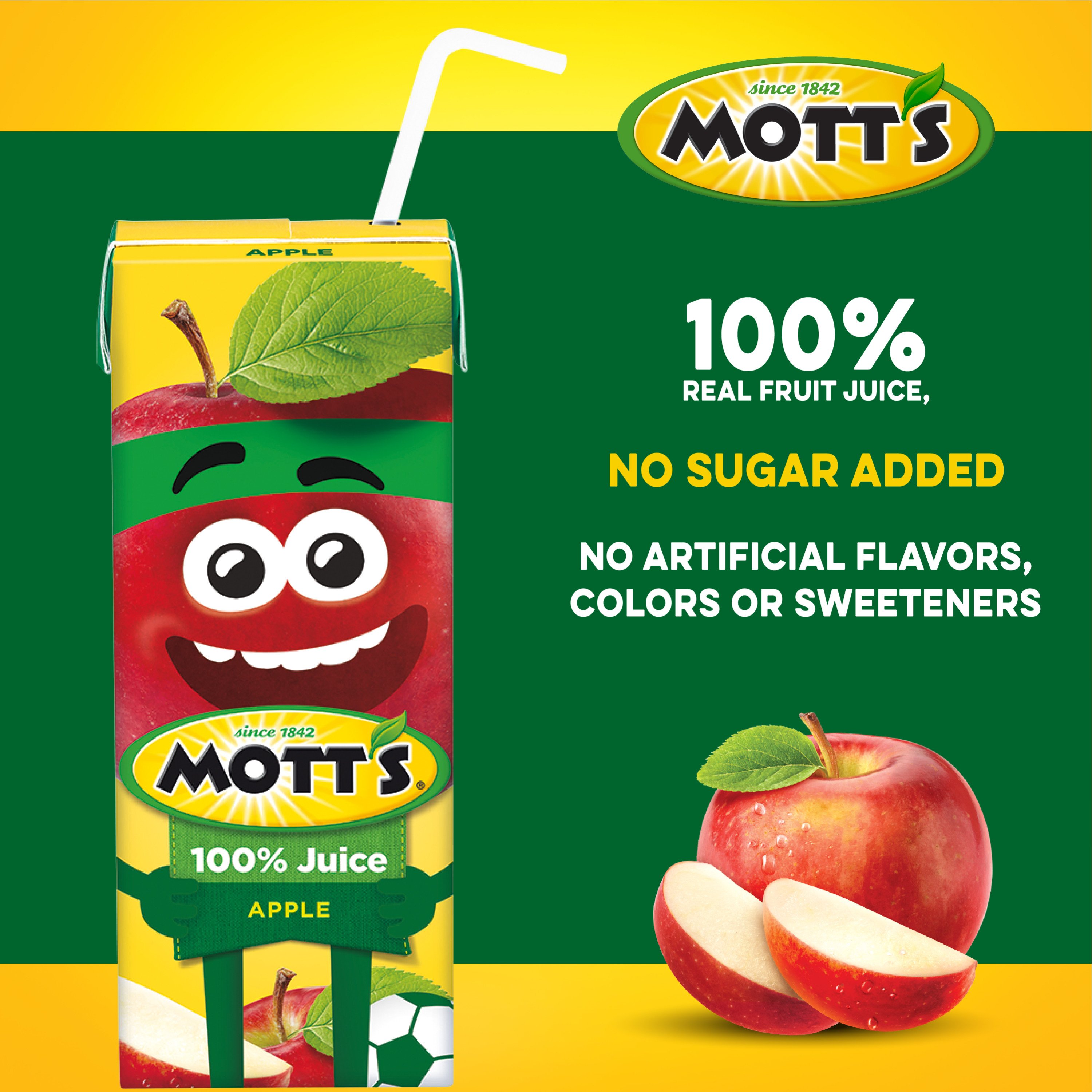 Mott's 100% Apple Juice 8 oz Bottles - Shop Juice at H-E-B