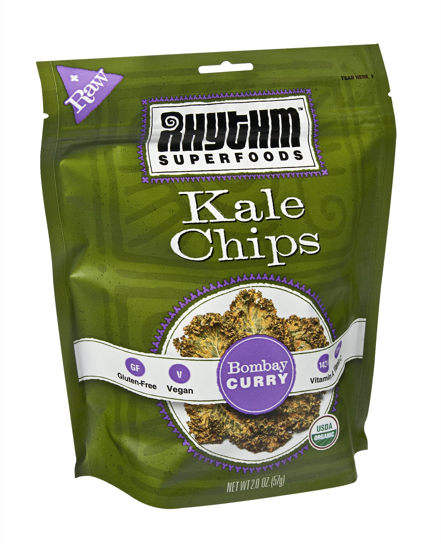 Rhythm Superfoods Bombay Curry Kale Chips Shop Chips at HEB