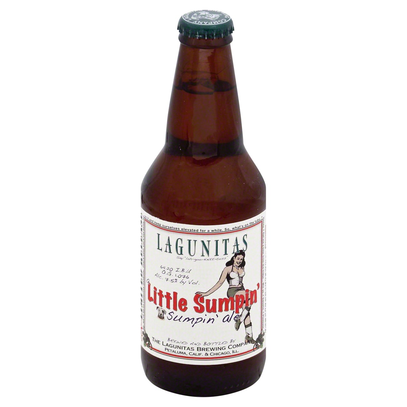LAGUNITAS BREWING LITTLE SUMPIN ALE STICKER label decal craft beer brewery 