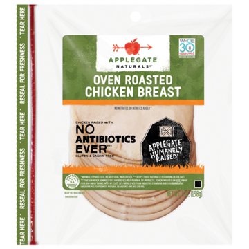 Applegate Naturals Oven Roasted Chicken Breast Sliced , 7 oz