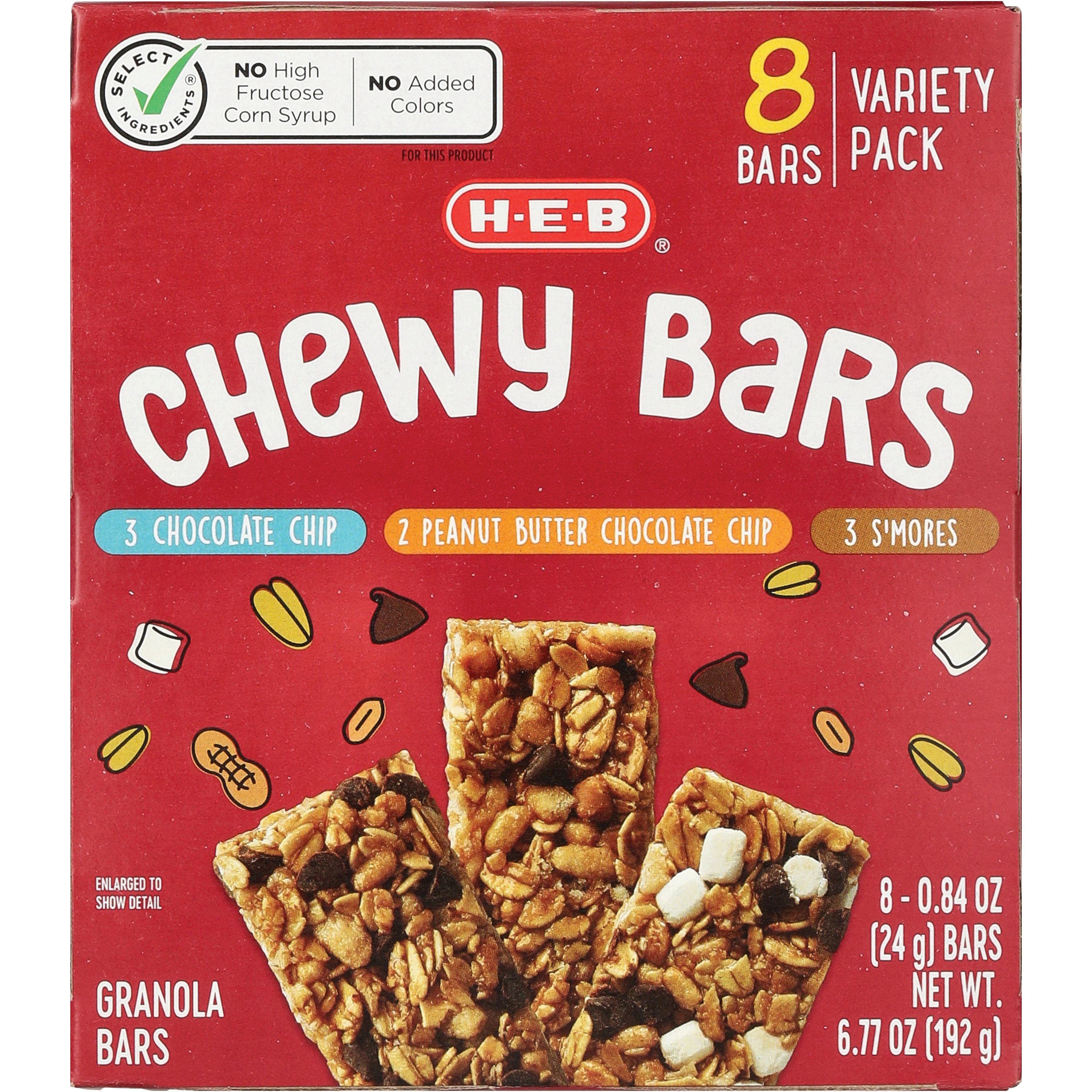 HEB Chewy Granola Bars Variety Pack Shop Granola & Snack Bars at HEB