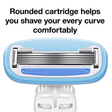 Hill Country Essentials Simply Silky 5 Blade Women's Disposable Razors, 3 ct