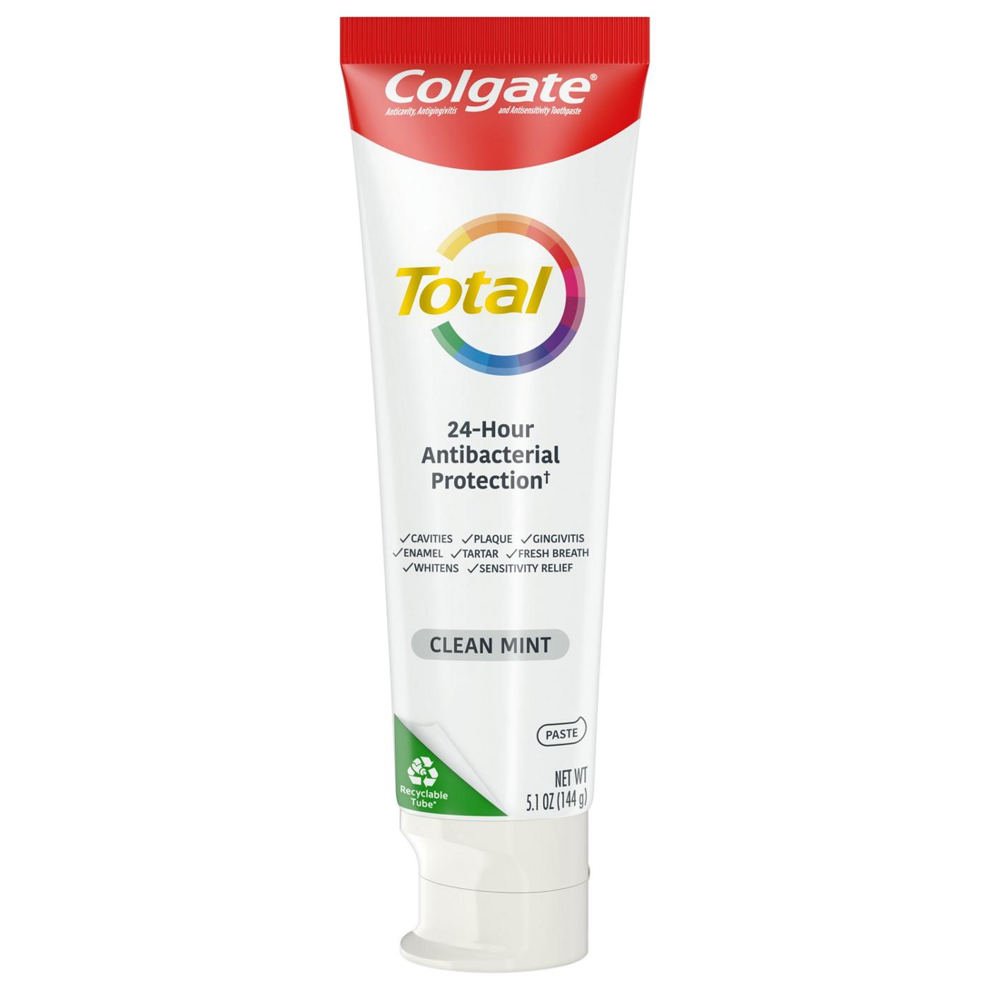 Colgate Total Toothpaste - Clean Mint; image 8 of 13