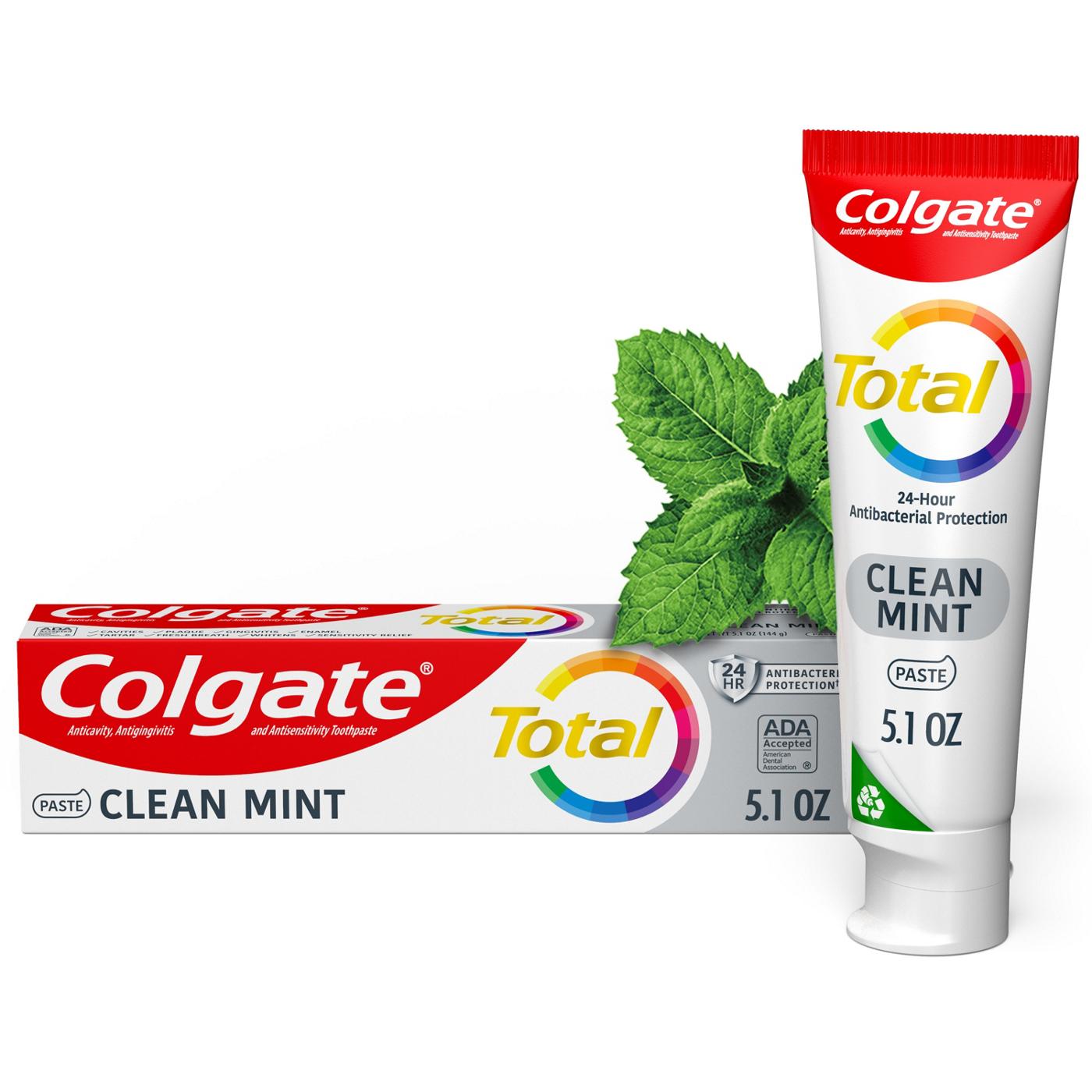 Colgate Total Toothpaste - Clean Mint; image 10 of 13