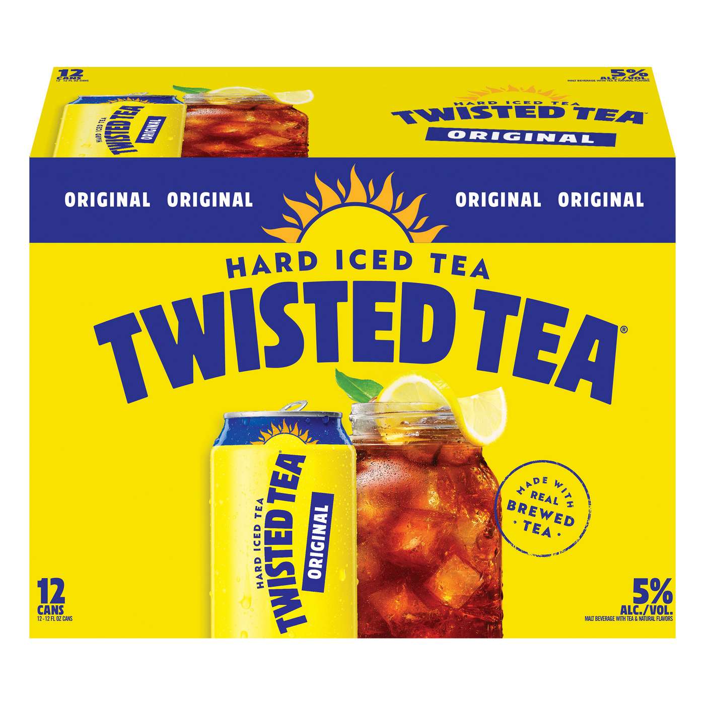 Twisted Tea Hard Iced Tea 12 pk Cans; image 1 of 3