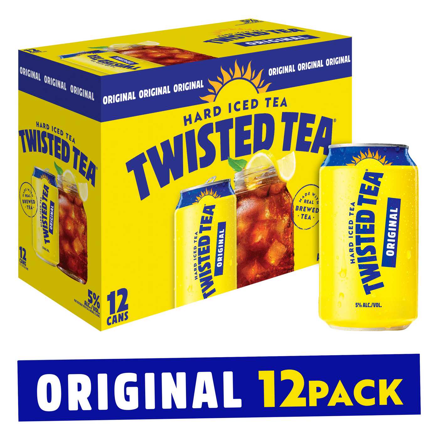 Twisted Tea Hard Iced Tea 12 pk Cans; image 2 of 3