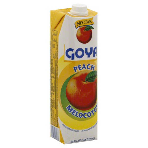 Goya Peach Nectar Shop Juice at HEB
