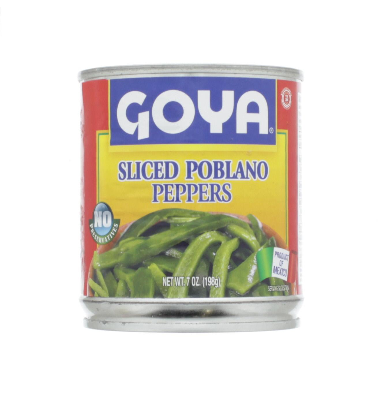 Goya Sliced Poblano Peppers; image 1 of 2