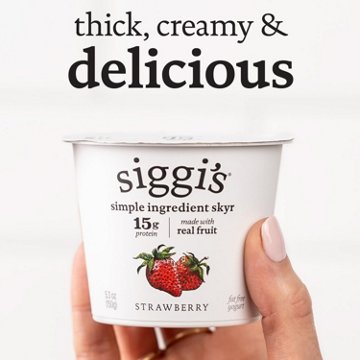 Siggi's 0% Non-Fat Strained Skyr Yogurt - Strawberry
