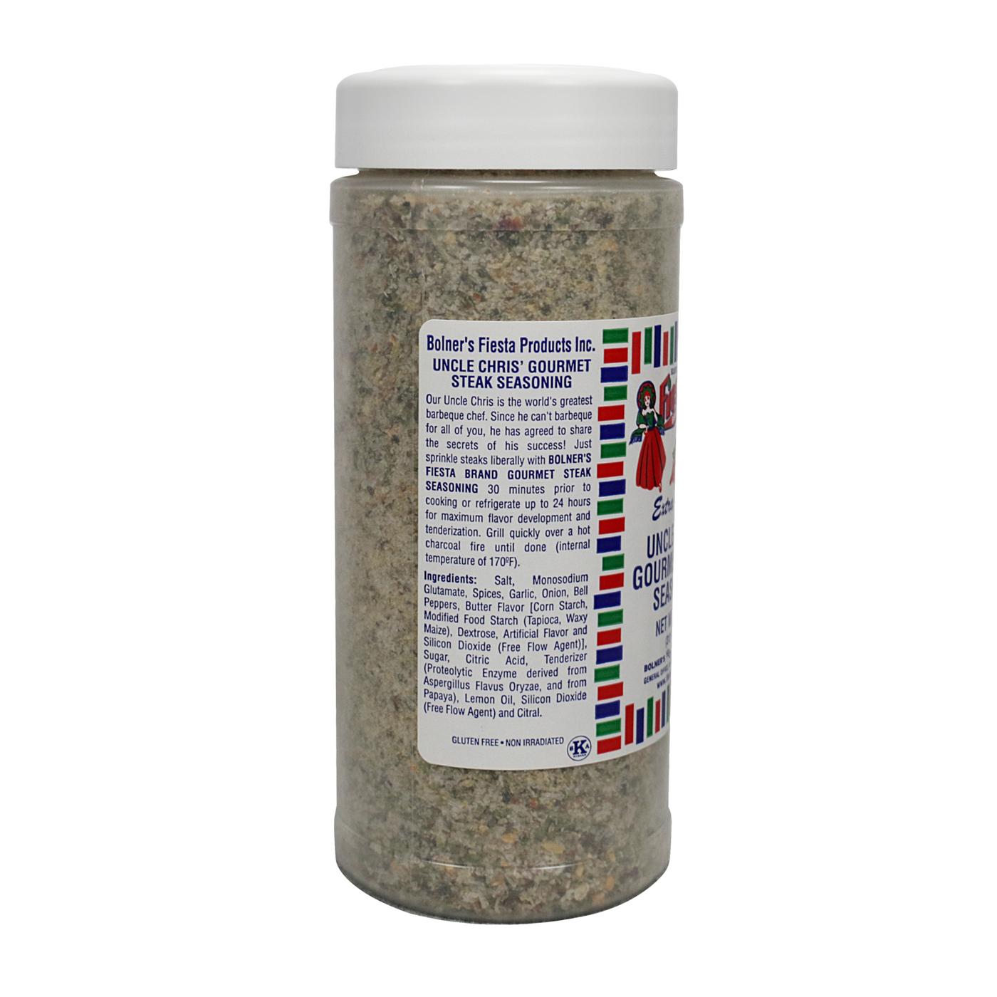 Bolner's Fiesta Uncle Chris' Gourmet Steak Seasoning; image 2 of 4